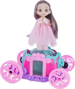 LALECZKA W KAROCY POZYTYWKA DLA DZIECI KSIĘŻNICZKA EFEKTY ŚWIETLNE MELODIE 3