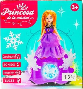 LALKA POZYTYWKA DLA DZIECI KSIĘŻNICZKA EFEKTY ŚWIETLNE I MELODIE TANIEC 5