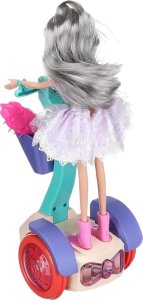 INTERAKTYWNA LALKA NA JEŹDZIKU ZABAWKA DLA DZIECI EFEKTY ŚWIETLNE I MELODIE 3
