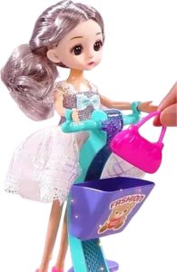 INTERAKTYWNA LALKA NA JEŹDZIKU ZABAWKA DLA DZIECI EFEKTY ŚWIETLNE I MELODIE 4