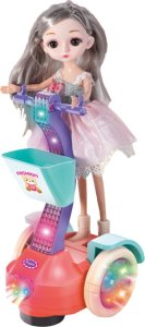 INTERAKTYWNA LALKA NA JEŹDZIKU ZABAWKA DLA DZIECI EFEKTY ŚWIETLNE I MELODIE 5