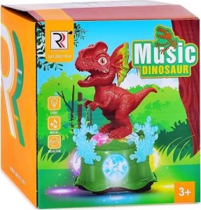 DINOZAUR INTERAKTYWNY POZYTYWKA EFEKTY ŚWIETLNE I DŹWIĘKOWE PORUSZA SIĘ 4