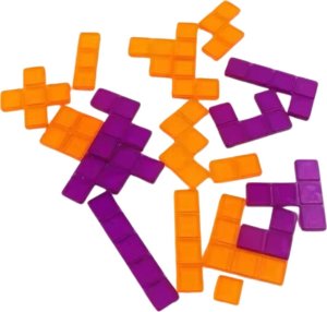 Strategiczna Gra Planszowa Dla Dzieci Układanie Bloczków Kolorowe Klocki 3