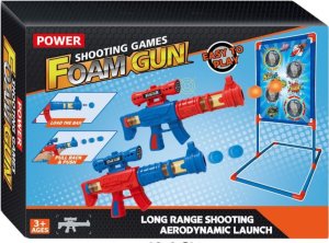 Strzelanie Do Celu Stojąca Tarcza Strzelecka Pistolety Naboje Piankowe Kulk 7