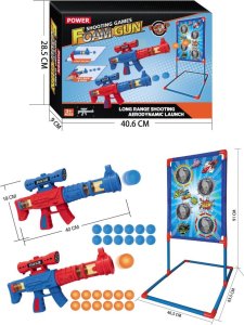 Strzelanie Do Celu Stojąca Tarcza Strzelecka Pistolety Naboje Piankowe Kulk 8