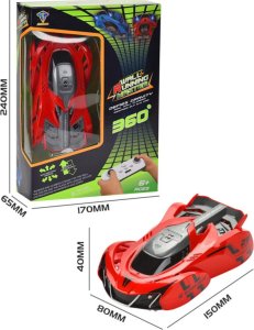 Samochód Zdalnie Sterowany Jeździ Po Ścianach Pilot RC 360stopni Led Dźwięk 5