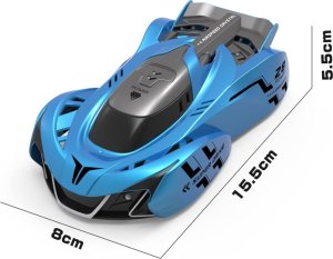 Samochód Jeżdżący Po Ścianie Ścianach Zdalnie Sterowany RC Na Pilot 2 Tryby 13