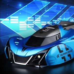 Samochód Jeżdżący Po Ścianie Ścianach Zdalnie Sterowany RC Na Pilot 2 Tryby 7