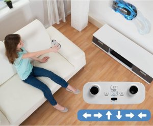 Samochód Jeżdżący Po Ścianie Ścianach Zdalnie Sterowany RC Na Pilot 2 Tryby 10