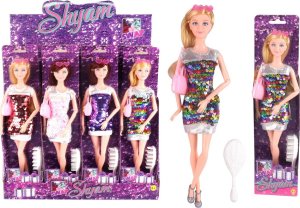 LALKA W CEKINOWEJ SUKIENCE 1szt 2