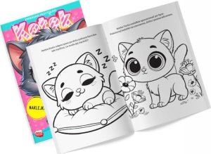 Zwierzaki przytulaki. Kotek z naklejkami 2