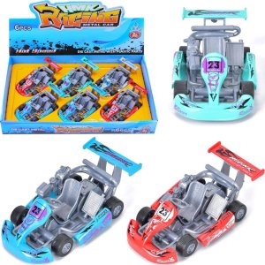 AUTO GOKART METALOWY Z NAPĘDEM 1SZT 1