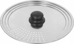 POKRYWKA STALOWA UNIWERSALNA 22-24-26cm Z OTWORAMI NA PARĘ BRUNBESTE BB-3465 1