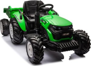 Import SUPER-TOYS OLBRZYMI TRAKTOR 24 V Z PRZYCZEPĄ I ELEKTRYCZNIE PODNOSZONYM KIPREM HC306 12