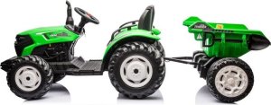 Import SUPER-TOYS OLBRZYMI TRAKTOR 24 V Z PRZYCZEPĄ I ELEKTRYCZNIE PODNOSZONYM KIPREM HC306 19