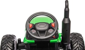Import SUPER-TOYS OLBRZYMI TRAKTOR 24 V Z PRZYCZEPĄ I ELEKTRYCZNIE PODNOSZONYM KIPREM HC306 20