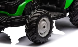 Import SUPER-TOYS OLBRZYMI TRAKTOR 24 V Z PRZYCZEPĄ I ELEKTRYCZNIE PODNOSZONYM KIPREM HC306 21