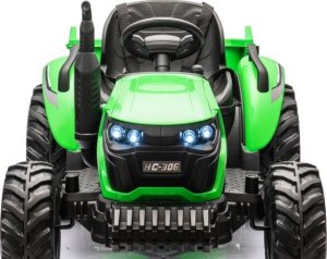 Import SUPER-TOYS OLBRZYMI TRAKTOR 24 V Z PRZYCZEPĄ I ELEKTRYCZNIE PODNOSZONYM KIPREM HC306 30