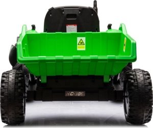 Import SUPER-TOYS OLBRZYMI TRAKTOR 24 V Z PRZYCZEPĄ I ELEKTRYCZNIE PODNOSZONYM KIPREM HC306 4