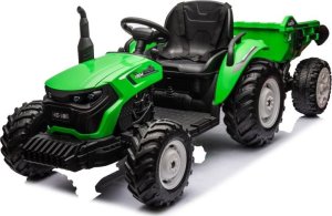 Import SUPER-TOYS OLBRZYMI TRAKTOR 24 V Z PRZYCZEPĄ I ELEKTRYCZNIE PODNOSZONYM KIPREM HC306 8