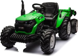 Import SUPER-TOYS OLBRZYMI TRAKTOR 24 V Z PRZYCZEPĄ I ELEKTRYCZNIE PODNOSZONYM KIPREM HC306 9