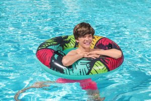 Kółko do Pływania Castaway 91cm BESTWAY Zielony 4