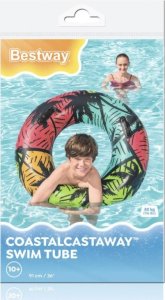 Kółko do Pływania Castaway 91cm BESTWAY Zielony 7