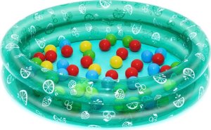 Basenik Zielony 91x20cm + Piłeczki BESTWAY 4