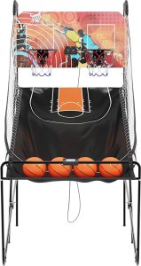 vidaXL Automat do gry w koszykówkę z 4 piłkami dla 2 graczy 4