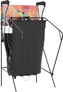 vidaXL Automat do gry w koszykówkę z 4 piłkami dla 2 graczy 7