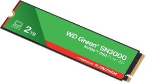 Dysk SSD SanDisk Green SN3000 2TB M.2 2280 PCI-E x4 Gen4 NVMe (WDS200T4G0E) 2