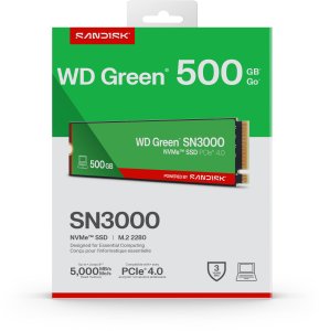 Dysk SSD SanDisk Green SN3000 500GB M.2 2280 PCI-E x4 Gen4 NVMe (WDS500G4G0E) 6