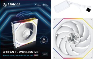 Wentylator Lian Li UNI FAN TL Wireless 120 biały (12TL1W1W) 4