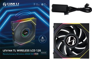 Wentylator Lian Li UNI FAN TL Wireless LCD 120 czarny (12TLLCD1W1B) 4
