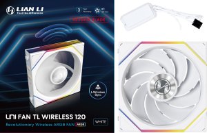 Wentylator Lian Li UNI FAN TL Wireless 120 Reverse Blade biały (12RTL1W1W) 3