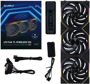 Wentylator Lian Li UNI FAN TL Wireless 120 3-pack czarny (12TL1W3B) 11