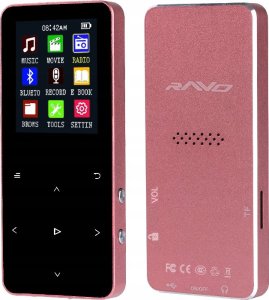 MP4 Ravo T5 różowy 16 GB 2