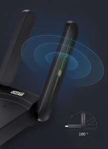 Adapter Karta Sieciowa USB 3.0 WiFi 1300Mb Zewnętrzna 5Ghz Zenwire WD-4605AC 6