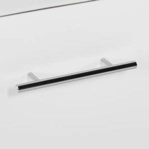 Szafka łazienkowa wisząca z umywalką baterią i syfonem 50x70 cm biała 8