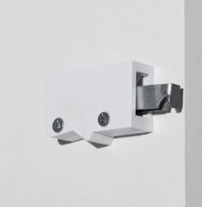 Szafka łazienkowa wisząca z umywalką baterią i syfonem 50x70 cm biała 9