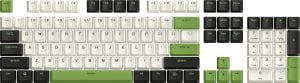 Marvo sada vym�niteln�ch kl�ves, PBT Keycap set KP-02 US, zielona 1