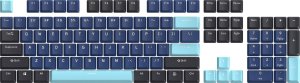 Marvo sada vym�niteln�ch kl�ves, PBT Keycap set KP-01 US, niebieska 1