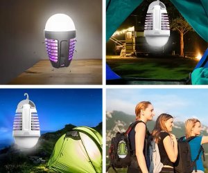 PLATINET LAMP WITH MOSQUITO KILLER LANTERN LAMPKA NA KOMARY 5H BAT 6500K IP44 WHITE [46097] 2