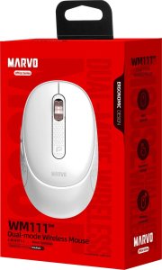 Mysz bezprzewodowa, Marvo WM111 SW, srebrna, optyczna, 1600DPI 7