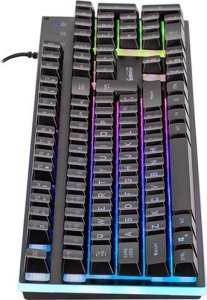 Marvo SOLDAT 20, Klawiatura CZ/SK, do gry, membranowa rodzaj przewodowa (USB), czarna, pod�wietlona 4