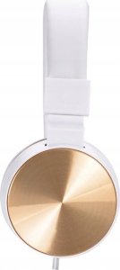 HP DHH-1206 White s�uchawki z mikrofonem, przewodowabia�o-z�ota, klasyczna typ 3,5mm jack 3