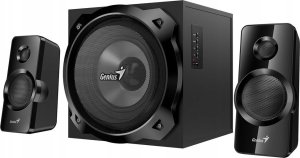 Głośniki komputerowe Genius głośniki SW-2.1 1850BT 2.1 50W czarne RCA wejście Bluetooth 5.3 2