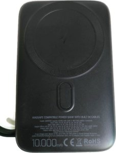 SWISSTEN, Powerbank, s bezdr�tov�m nab�jen�m, Li-Pol, 5/9/12V, zintegrowany kabel USB-C + Lighting, 10000mAh, USB-C,USB-A,Kabel Li 2