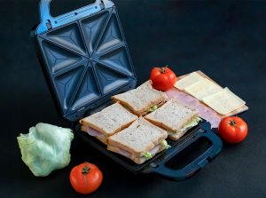 Opiekacz do kanapek 3w1 ST-440, czarny, 1400W, Orava 9