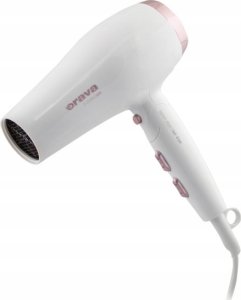 Suszarka do w�os�w z jonizacj� HD-424, bia�o-r�owy, 2000-2200W, Orava 1